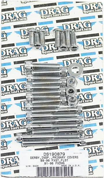 harley davidson fxsts [DRAG SPECIALTIES] – Sada šroubů vnitřního a vnějšího primárního/Derby/kontrolního krytu - 0
