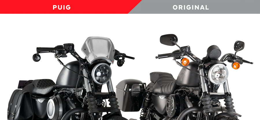 HARLEY DAVIDSON SPORTSTER 883 IRON XL 883 N [2012] – ALU PŘEDNÍ DESKA – ČERNÁ