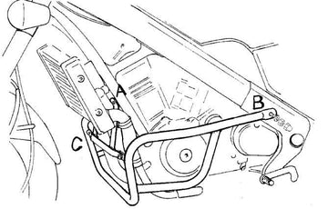 Honda NTV 650 [1988-1998] - Bar pro ochranu motoru