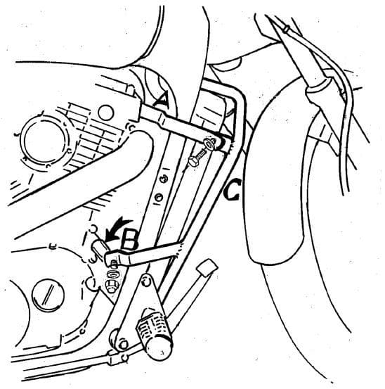 Honda VT 1100 C [1988-1994] - Bar pro ochranu motoru