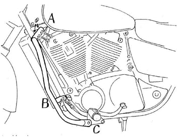 Honda VT 1100 C3 Shadow [1998-2001] - Bar pro ochranu motoru - 0