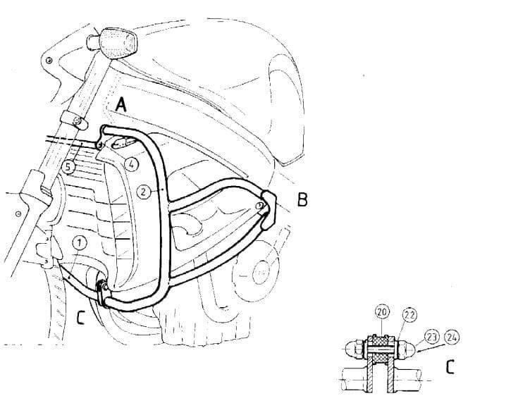 Honda X-11 Eleven [2000-2003] -Motor Protection držák