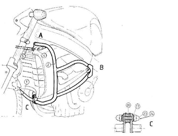 Honda X-11 Eleven [2000-2003] -Motor Protection držák