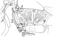 Kawasaki VN 800 [1995-2000] - Bar pro ochranu motoru-1