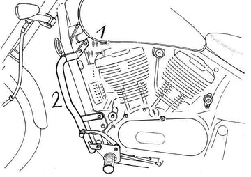 Kawasaki VN 800 Classic [1996-1999] - Bar pro ochranu motoru