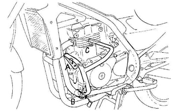 Kawasaki ER-5 [1997-2000] -Motor Protection Bar