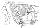 Kawasaki Zephyr 550 [1991-1999] - lišta pro ochranu motoru-1