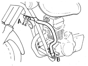 Kawasaki El 125 [1998-2007] - Bar pro ochranu motoru - 0