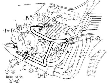 Kawasaki ZR-7 [1999-2003] - Kryt motoru