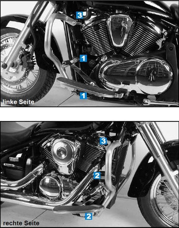 Kawasaki VN 900 Classic [2006-2017] - Bar pro ochranu motoru