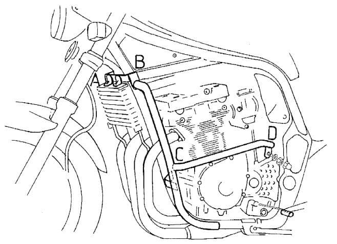 Suzuki GSF 1200 S [1996-2000] - Bar pro ochranu motoru