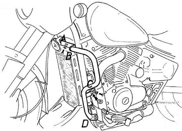 Suzuki VZ 800 Marauder [1996-2003] - Bar pro ochranu motoru