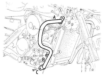 Suzuki VZ 1600 Marauder [2004-2005] - Bar pro ochranu motoru