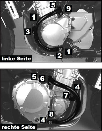 Suzuki GSF 1250 [2007-2016] - Bar pro ochranu motoru