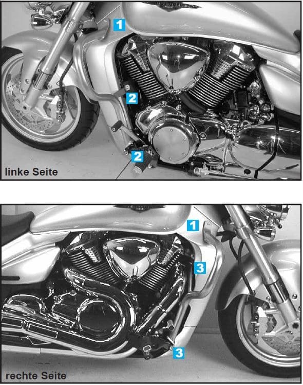 Suzuki M 1800 [2006-2012] - Motorská ochranná lišta