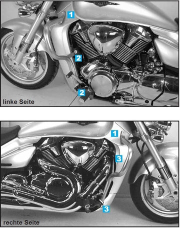 Suzuki M 1800 [2006-2012] - Motorská ochranná lišta