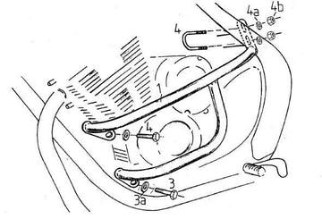Yamaha XJ 600 S [1991-1995] - Bar pro ochranu motoru
