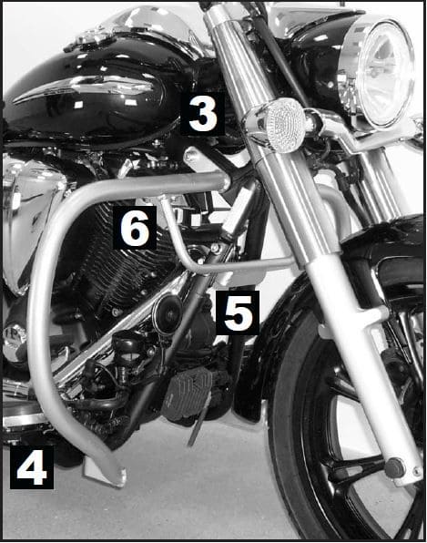 Yamaha XVS 950 A Midnight S [2009-2015] - Bar pro ochranu motoru