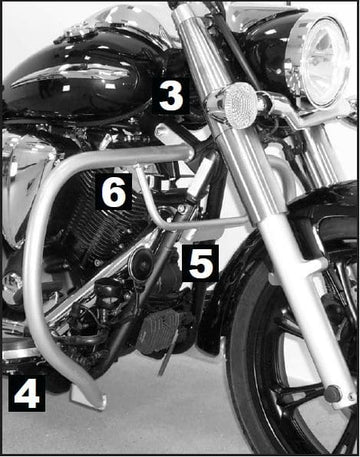 Yamaha XVS 950 A Midnight S [2009-2015] - Bar pro ochranu motoru
