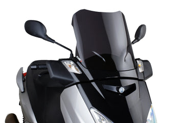YAMAHA X-MAX 250 [2005] - Cestovní čelní sklo PUIG V-Tech Line | Silně tónovaný | PUIG 5015F