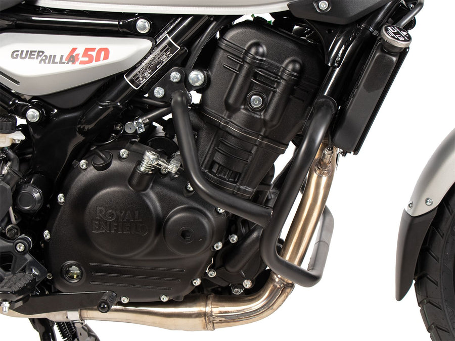 Royal Enfield Guerrilla 450 [2024-2025] - Pohled zepředu na kryt motoru