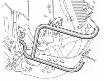 Honda XRV 650 [1988-1992] - Bar pro ochranu motoru