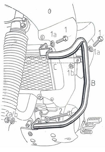 Yamaha XTZ 660 Ténéré [1991-1993] - Bar pro ochranu motoru - 0