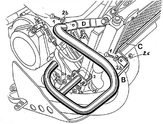 Yamaha XTZ 750 Super Ténéré [1989-1997] - Bar pro ochranu motoru