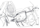 Aprilia Pegaso 650 [1996-2012] - Motorská ochranná lišta-2