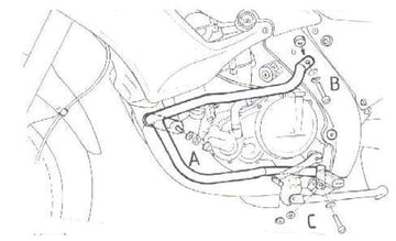 Aprilia Pegaso 650 [1997-2004] - Bar pro ochranu motoru