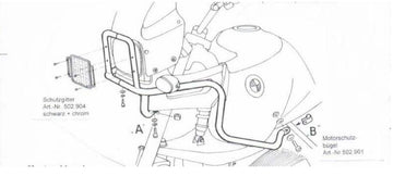 BMW R 850 GS [1994-2000] - Bar pro ochranu nádrže - 0