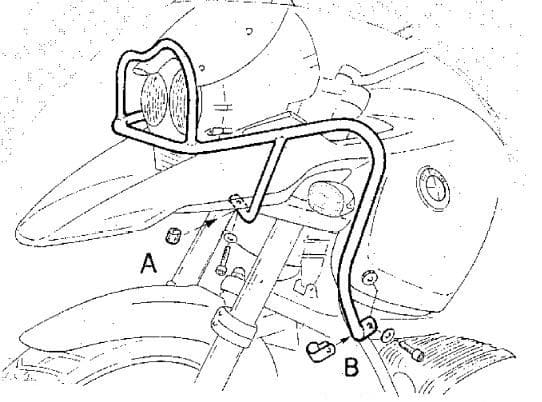 BMW R 1150 GS [2000-2004] - Bar pro ochranu nádrže