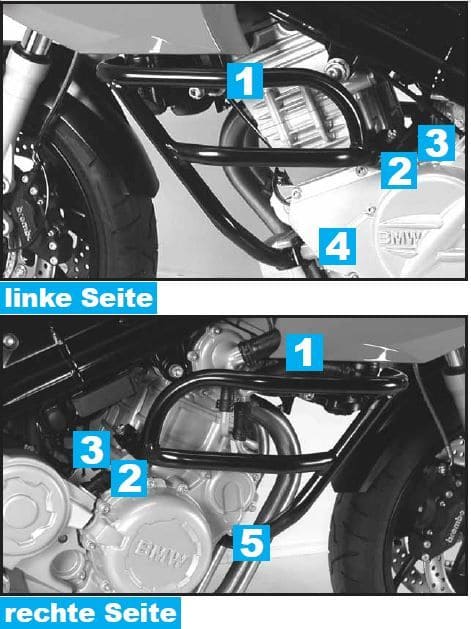 BMW F 800 S [2006-2011] - Bar pro ochranu motoru