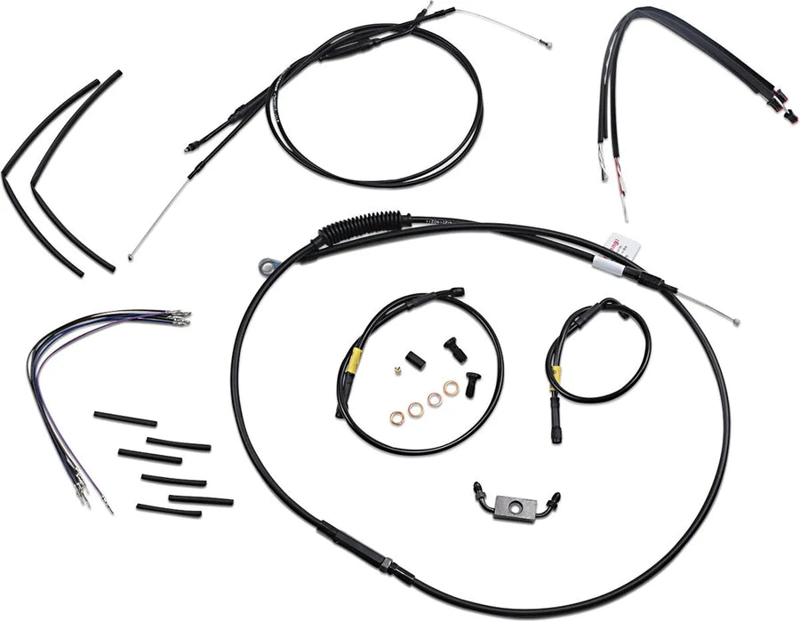 harley-davidson street bob [BURLY BRAND] – sada kabelů Jail Bar