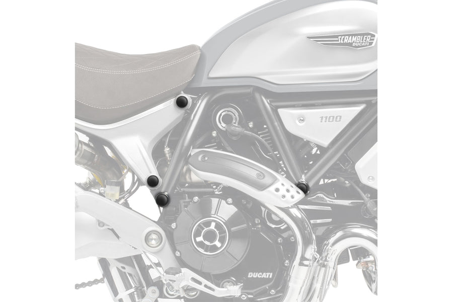 DUCATI Scrambler 1100 [2020] – Nástavce na kapotáž – Černá