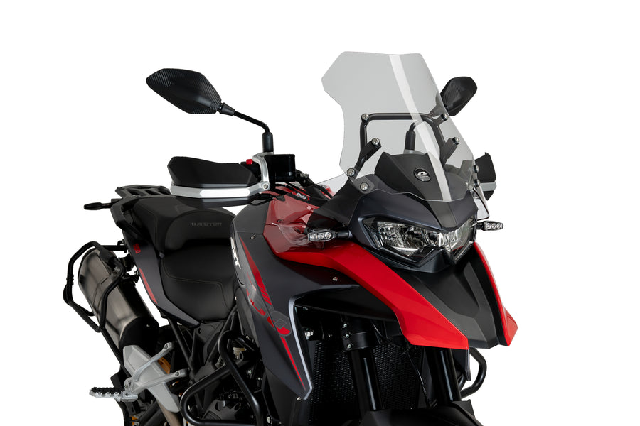 QJ SRT 700X ON ROAD [2025] – Prodloužený větrný deflektor – Černá