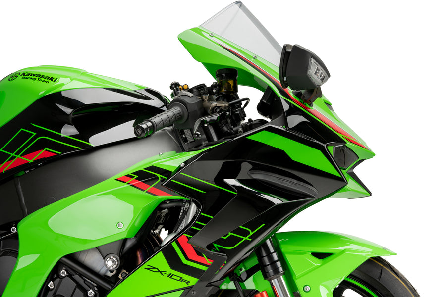 KAWASAKI ZX-10RR [2025] – závodní boční spoiler – černý