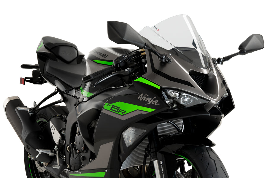 KAWASAKI ZX-6R NINJA [2025] – obrazovka Z-Racing – průhledná