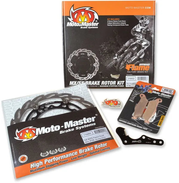 Yamaha Yz 450 Fx [2017] - 270mm Flame Oversize Floating Rotor Bremskit – Bild 2