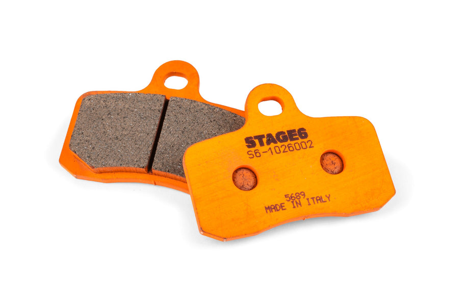 Yamaha Aerox Naked 50 2T LC CAT [2004–] - 4-Kolben Bremssattel mit Adapter Orange