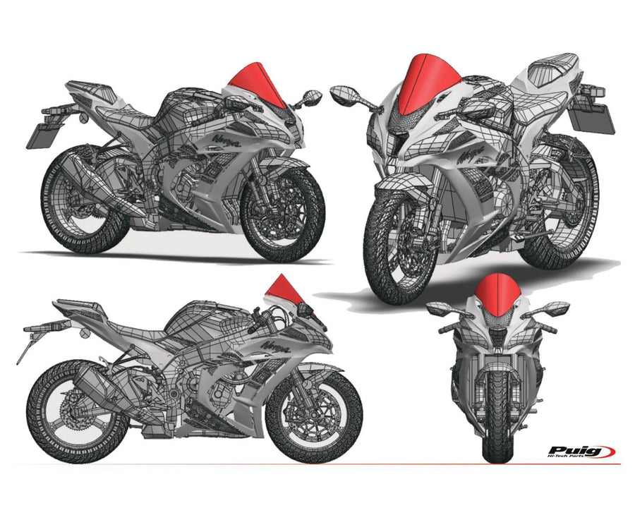 DUCATI PANIGALE V2 [2024] – Obrazovka R-Racer – průhledná