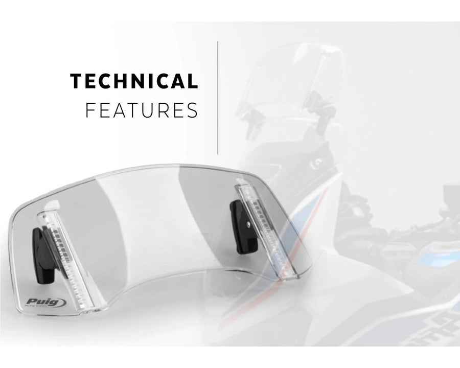 KTM 890 SMT [2025] – Spoiler Screen 2.0 Clip-on – průhledný