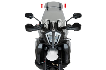 KTM 890 SMT [2025] – cestovní obrazovka se spoilerem – průhledná