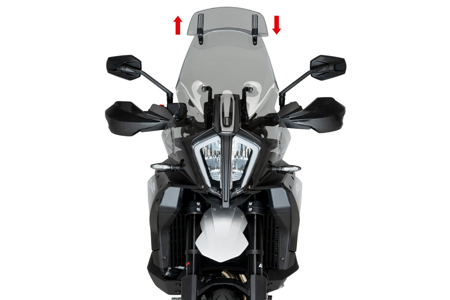 KTM 890 SMT [2025] – cestovní obrazovka se spoilerem – průhledná