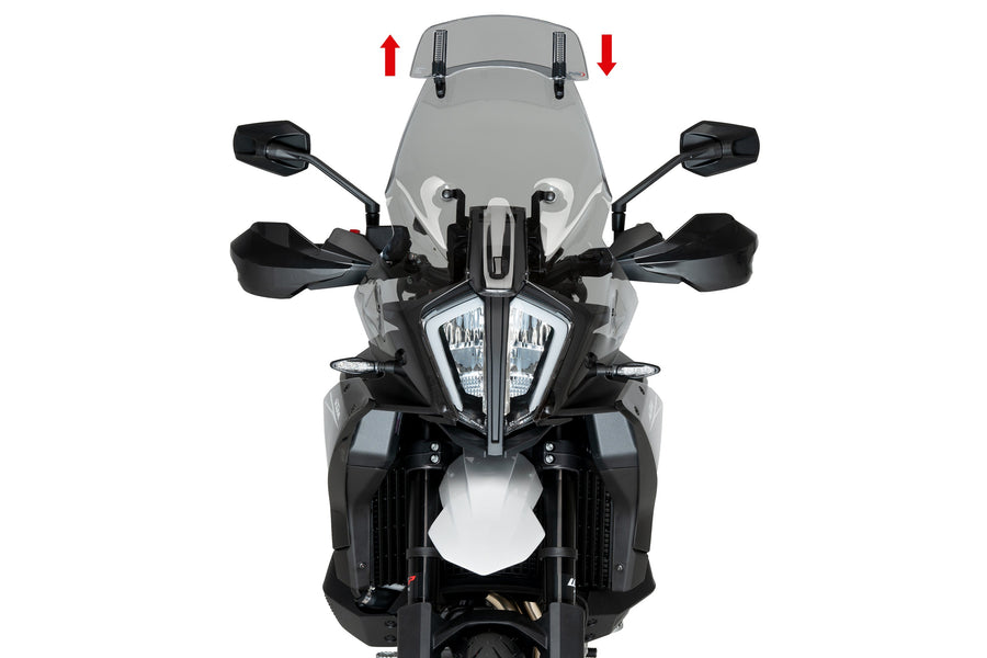 KTM 890 SMT [2025] – cestovní obrazovka se spoilerem – tónovaná