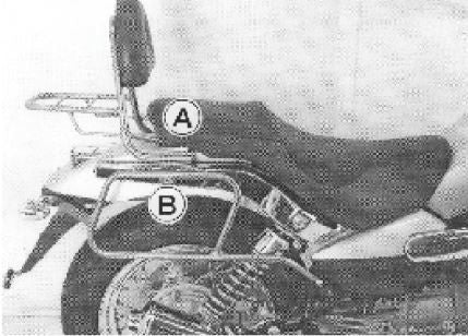 Moto Guzzi Nev Clas v 750 IE [2004-2011] - Sissybar bez mostu zavazadel