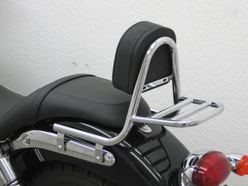 Triumph SpeedMaster [2008-2017] - SISSY BAR vyrobený z potrubí s polštáři a zavazadlový stojan