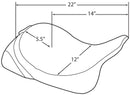 harley davidson flhri [DRAG SPECIALTIES] – sólo sedadlo, kompatibilní s opěradlem-9