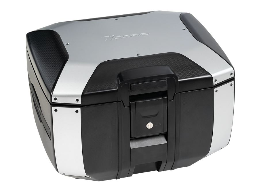Ducati Scrambler 800 Nights [2023-2026] - Smartrack-Set mit Xcore Topcase silber/schwarz