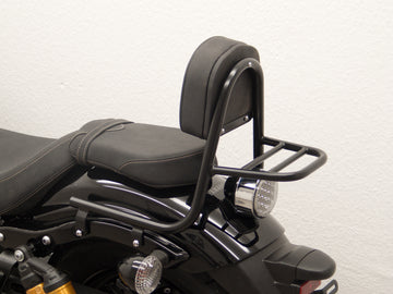 Yamaha XV 950 R [2013-2020] - Sissybar vyrobený z potrubí s polštářem a zavazadly, černá